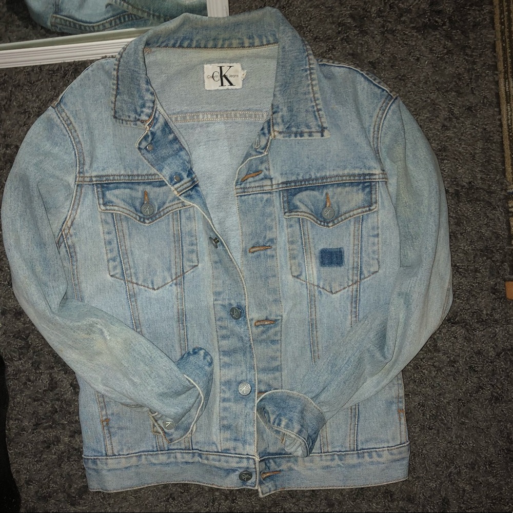 calvin klein jean jacket